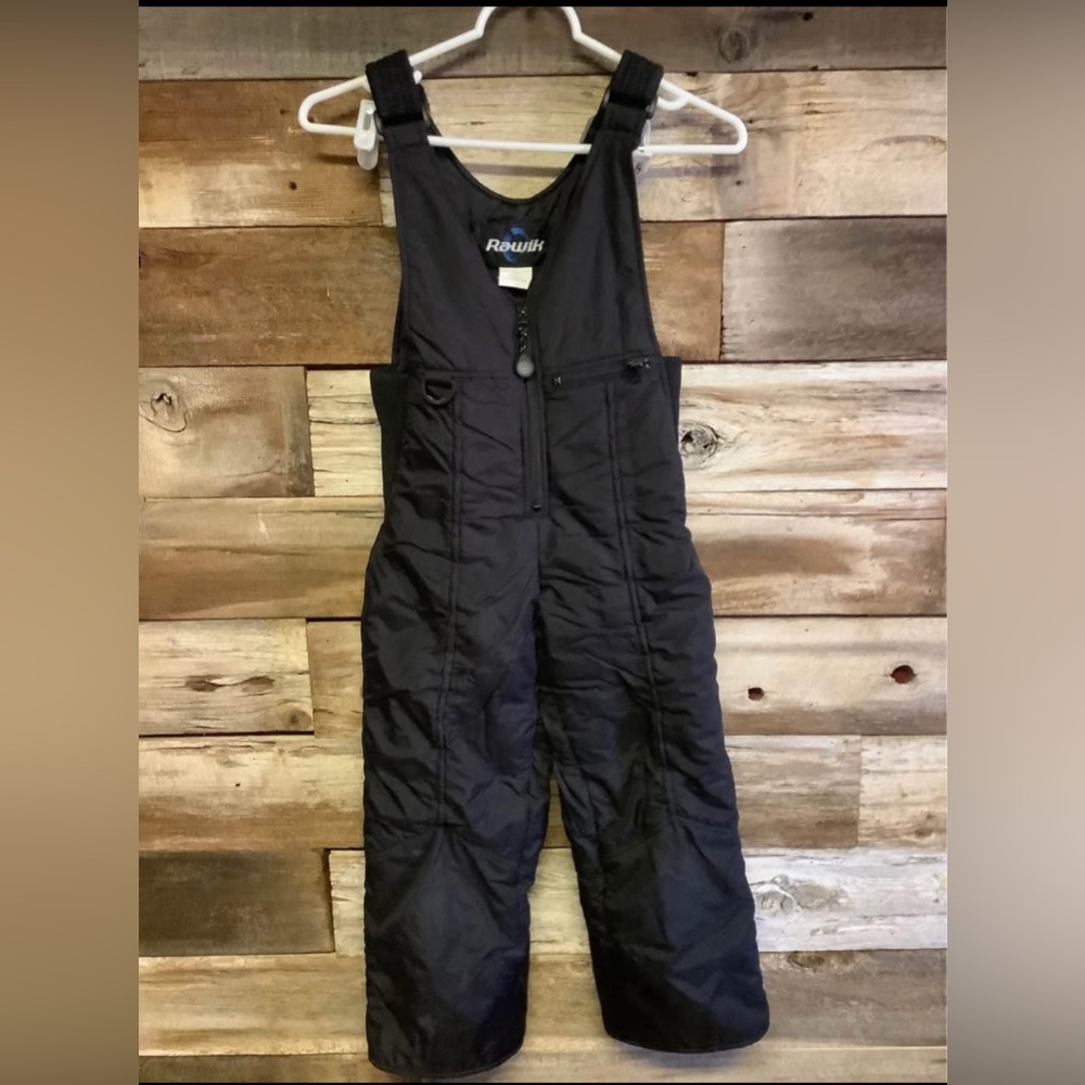 RAWIK Kids Child Black Ski Bib Insulated Snowboard Snow Suit Snowsuit Size SM